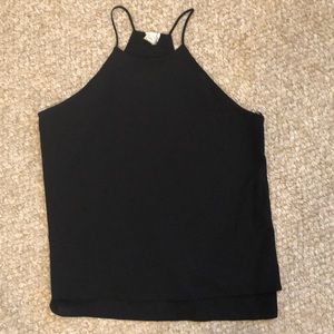 Black tank top